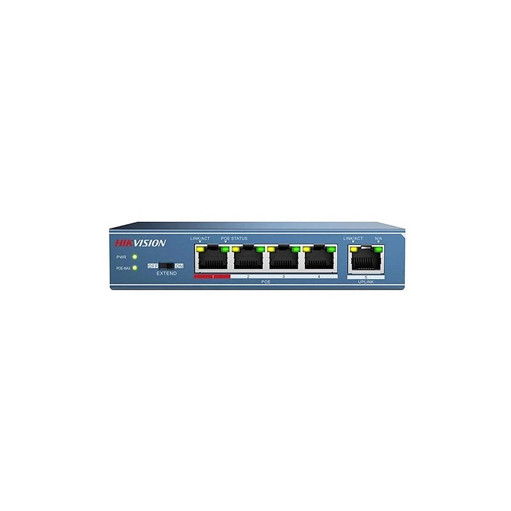 Switch POE 4 Ports DS-3E0105P-E